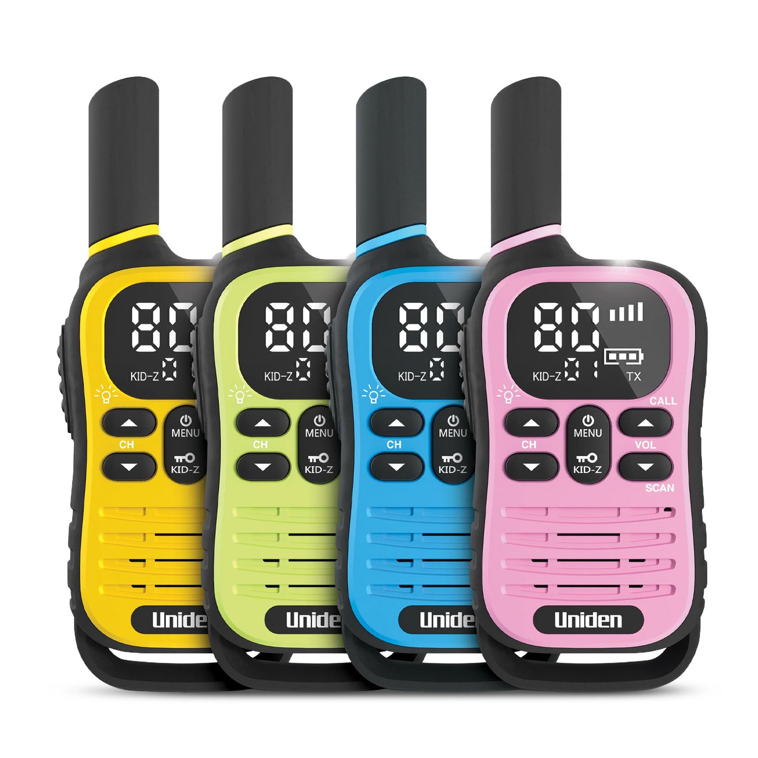 Uniden UH45-4MAX 4-Pack Walkie Talkie 2-Way UHF Radio with Kid Zone Plus – image 2