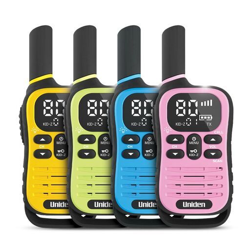 Uniden UH45-4MAX 4-Pack Walkie Talkie 2-Way UHF Radio with Kid Zone Plus – image 2