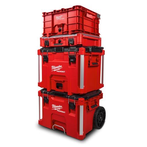 Milwaukee 48228427 + 48228423 + 48228430 + 48228440 4pce PACKOUT Storage System – image 2