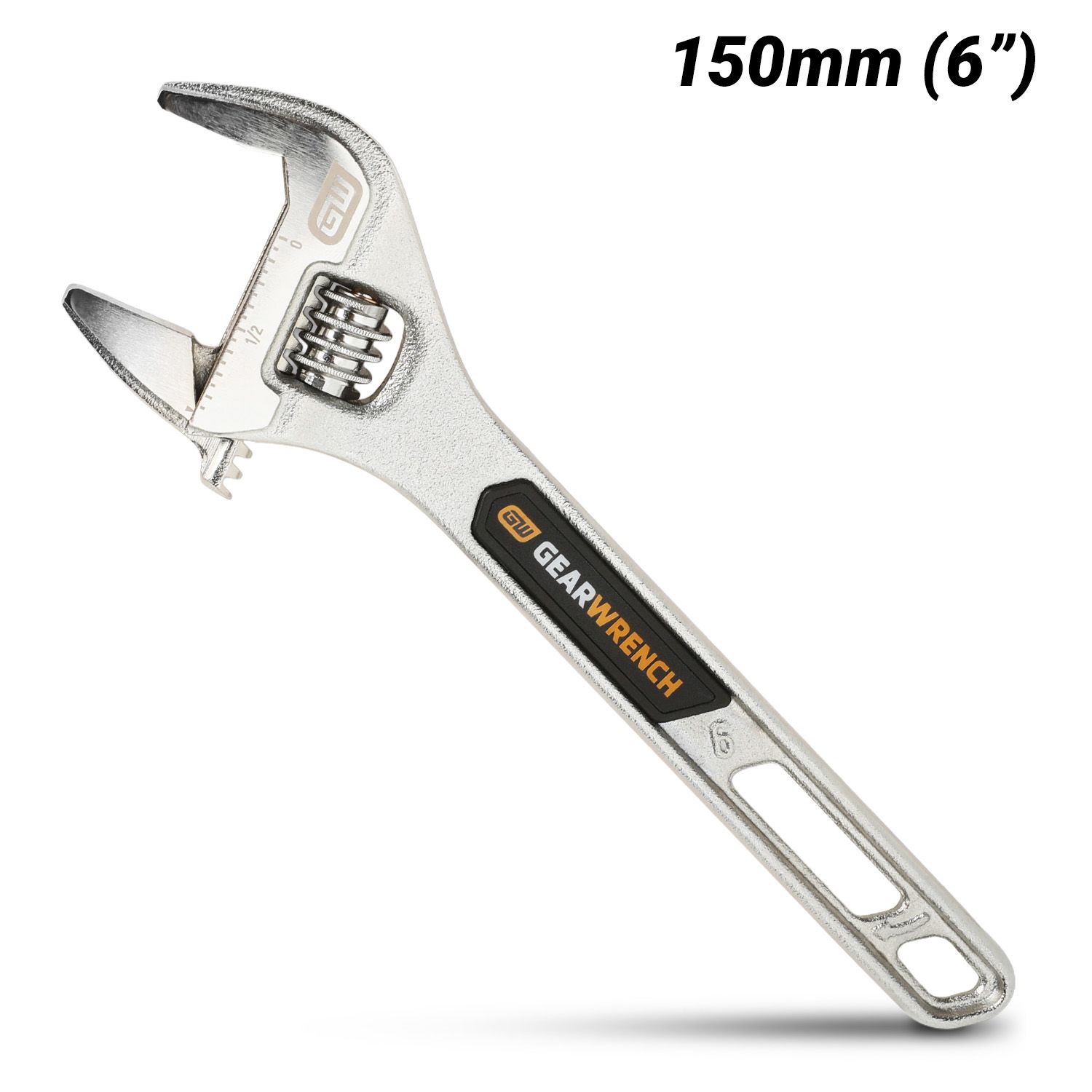 GEARWRENCH 89751 150mm (6") Chrome Adjustable Wrench – image 1