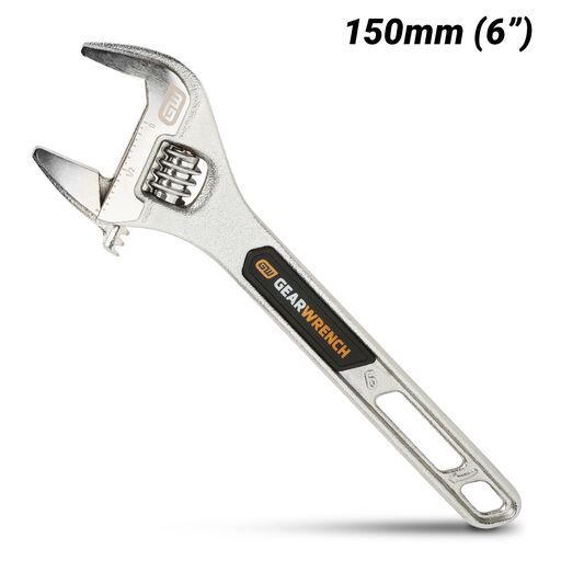 GEARWRENCH 89751 150mm (6") Chrome Adjustable Wrench