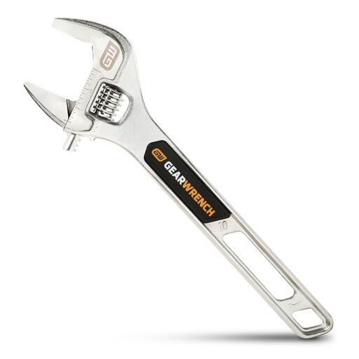 GEARWRENCH 89750 2pce 8" & 10" Chrome Adjustable Wrench Set – image 8