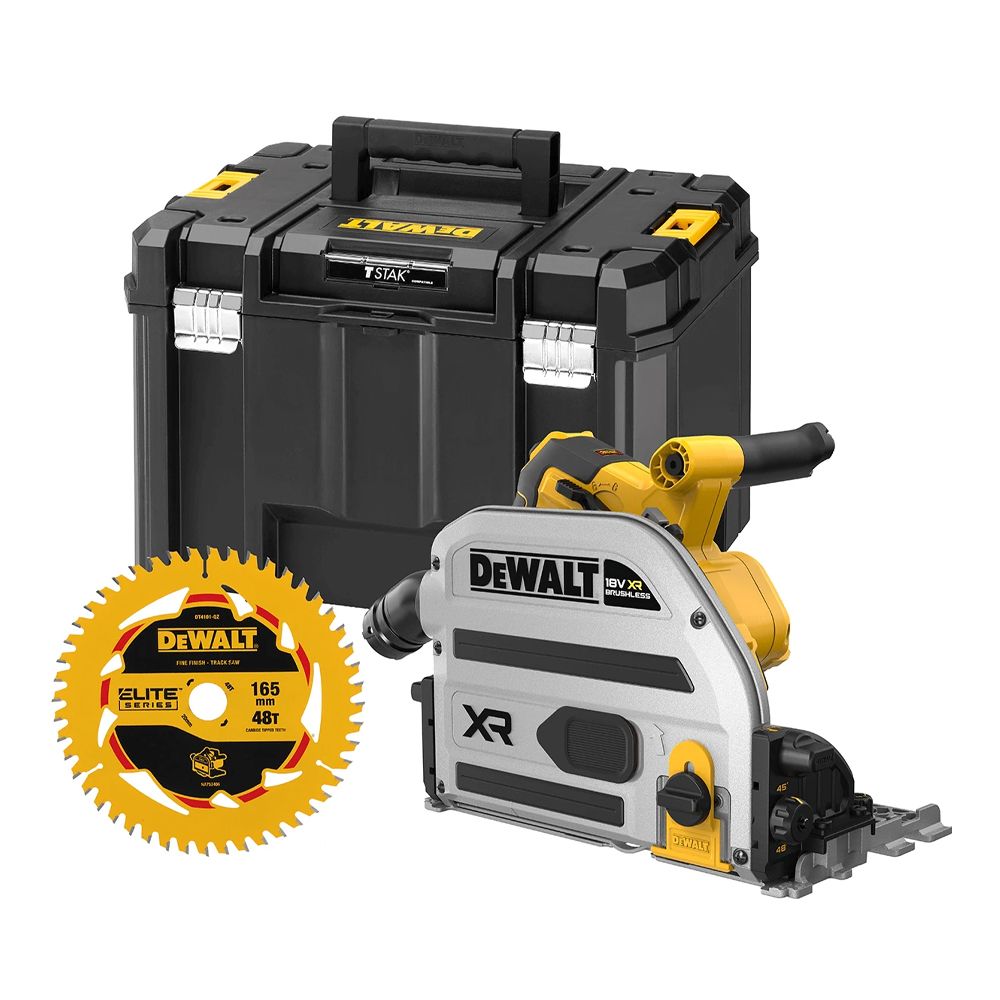 DeWalt DCS525H2T-XE 18V 5.0Ah Li-ion XR Cordless Brushless 165mm Plunge Saw Combo Kit – image 5