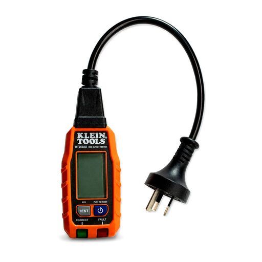 Klein A-RT250AU Digital Socket & RCD Tester 240VAC – image 2