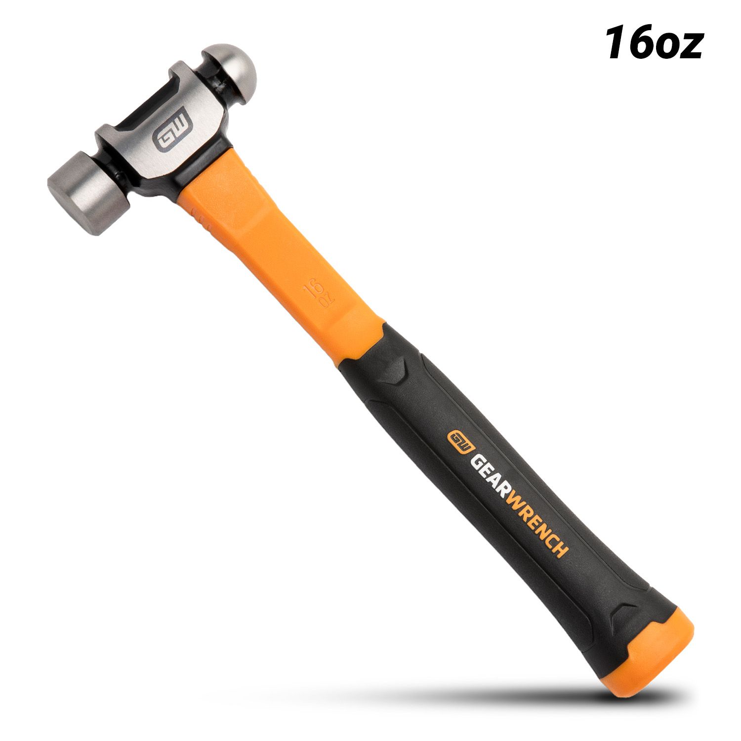 GEARWRENCH GWHFGBP16 16oz Ball Pein Hammer with Fiberglass Handle – image 1