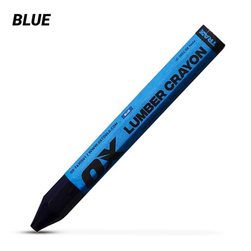 OX Tools OX-T635501 OX Lumber Crayon - Blue