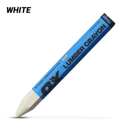 OX Tools OX-T635504 OX Lumber Crayon - White