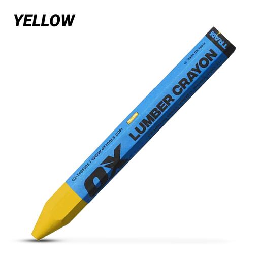 OX Tools OX-T635505 OX Lumber Crayon - Yellow