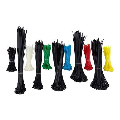 GEARWRENCH GW1000C 1000-Pack Assorted Sizes and Colours Premium Cable Ties – image 3
