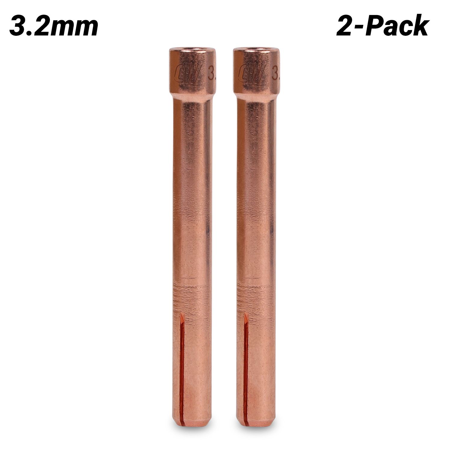 Cigweld CW10N25 2-Pack Dimex 3.2mm 17/18/26 Series Standard Collets – image 1