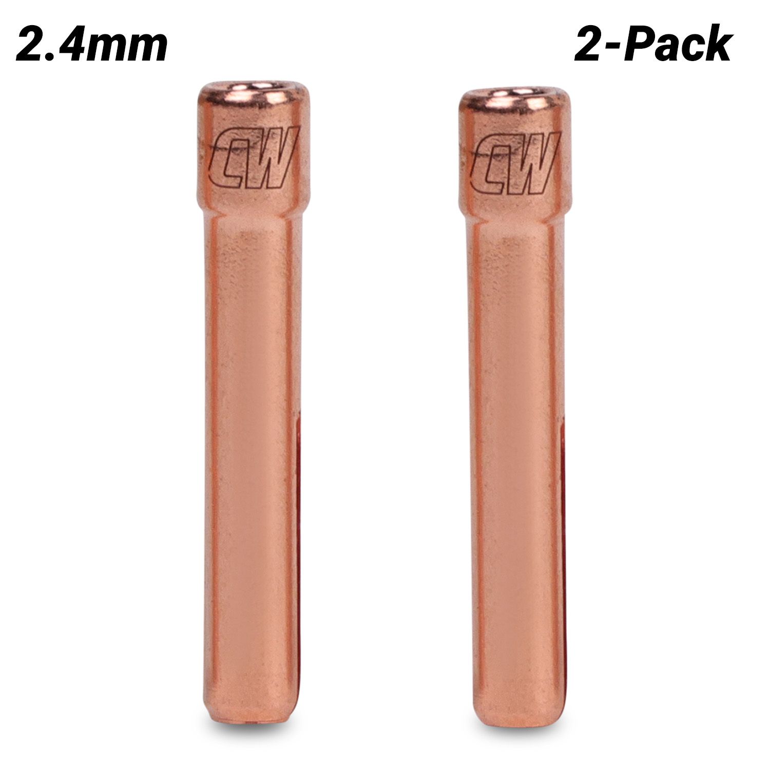 Cigweld CW13N23 2-Pack Dimex 2.4mm 9/20 Series Standard Collets – image 1