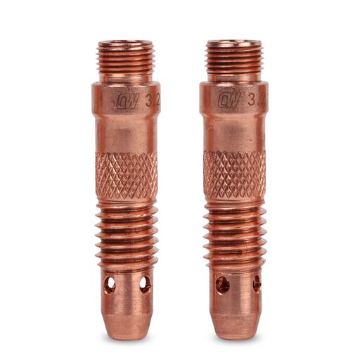 Cigweld CW10N28 2-Pack Dimex 3.2mm 17/18/26 Series Standard Collet Body – image 2