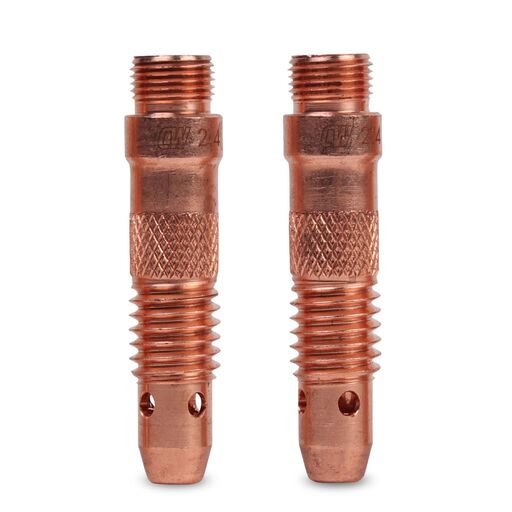 Cigweld CW10N32 2-Pack Dimex 2.4mm 17/18/26 Series Standard Collet Body – image 2