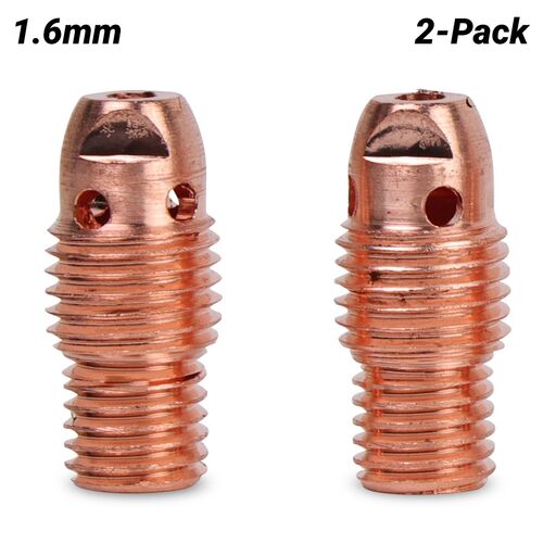 Cigweld CW13N27 2-Pack Dimex 1.6mm 9/20 Series Standard Collet Body