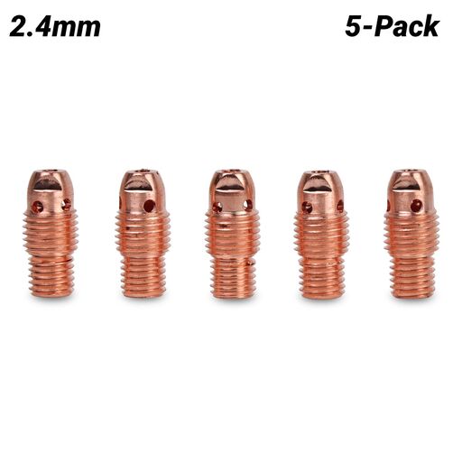 Cigweld CW13N28B 5-Pack Dimex 2.4mm 9/20 Series Standard Collet Body