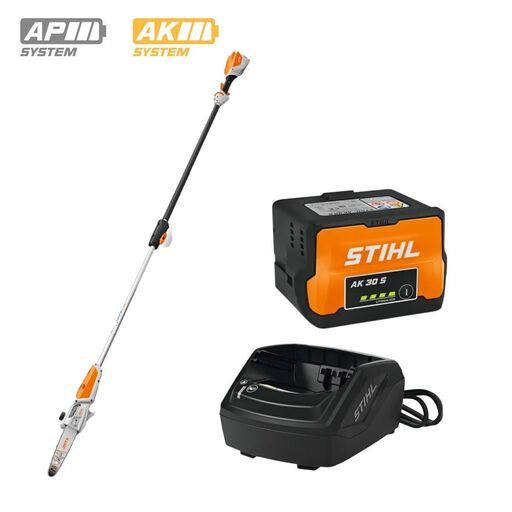 STIHL HTA50-AK30SK 36V Li-ion Cordless 250mm (10") AK System Pole Pruner Combo Kit