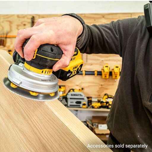 DeWalt DCW211N-XJ 18V Li-ion XR Cordless Brushless 125mm Random Orbital Sander - Skin Only – image 11