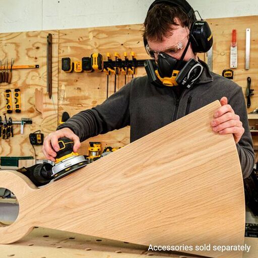 DeWalt DCW211N-XJ 18V Li-ion XR Cordless Brushless 125mm Random Orbital Sander - Skin Only – image 10