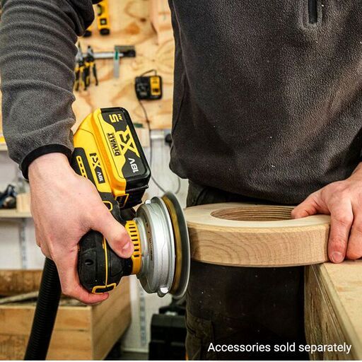 DeWalt DCW211N-XJ 18V Li-ion XR Cordless Brushless 125mm Random Orbital Sander - Skin Only – image 12
