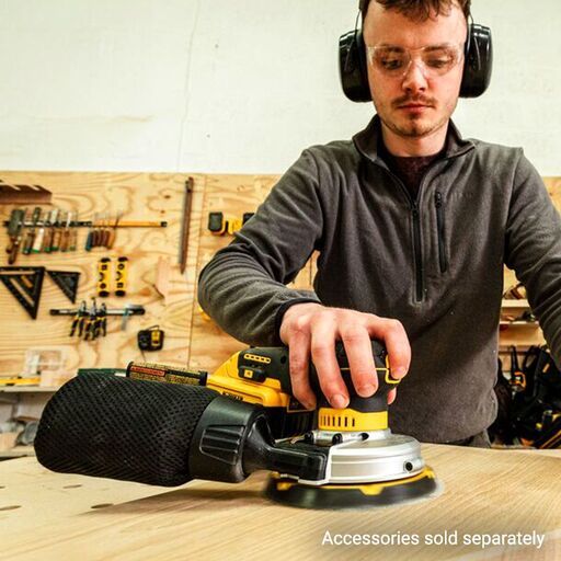 DeWalt DCW230N-XJ 18V Li-ion XR Cordless Brushless 150mm Random Orbital Sander - Skin Only – image 9