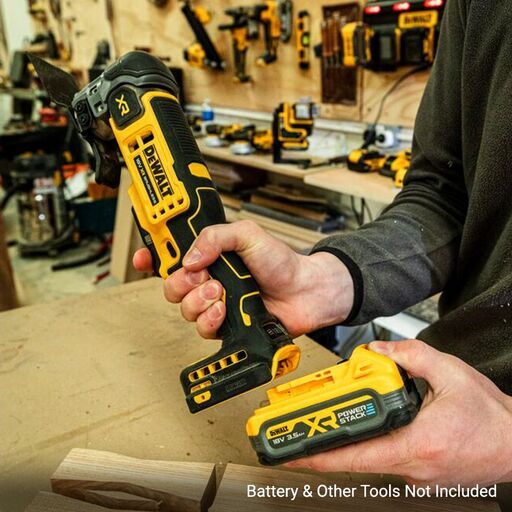DeWalt DCS359N-XJ 18V XR Li-Ion Cordless Brushless Low Vibration Oscillating Multi Tool  - Skin Only – image 10