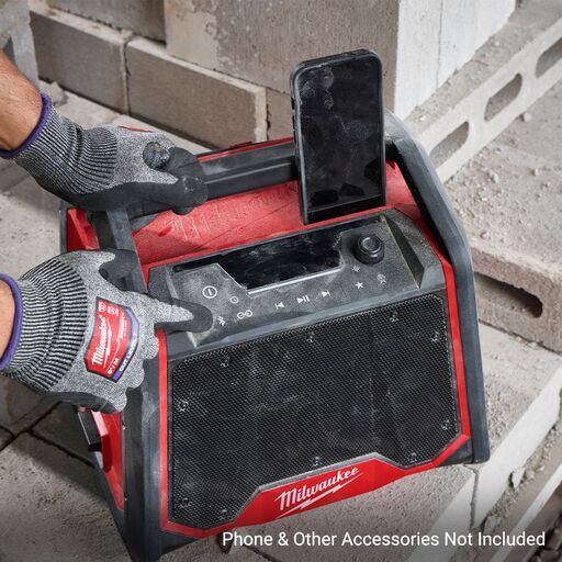 [Pre-Order] Milwaukee M18PCRCDAB20 18V PACKOUT Li-ion Cordless Bluetooth Compact Radio + Charger DAB+ - Skin Only – image 9