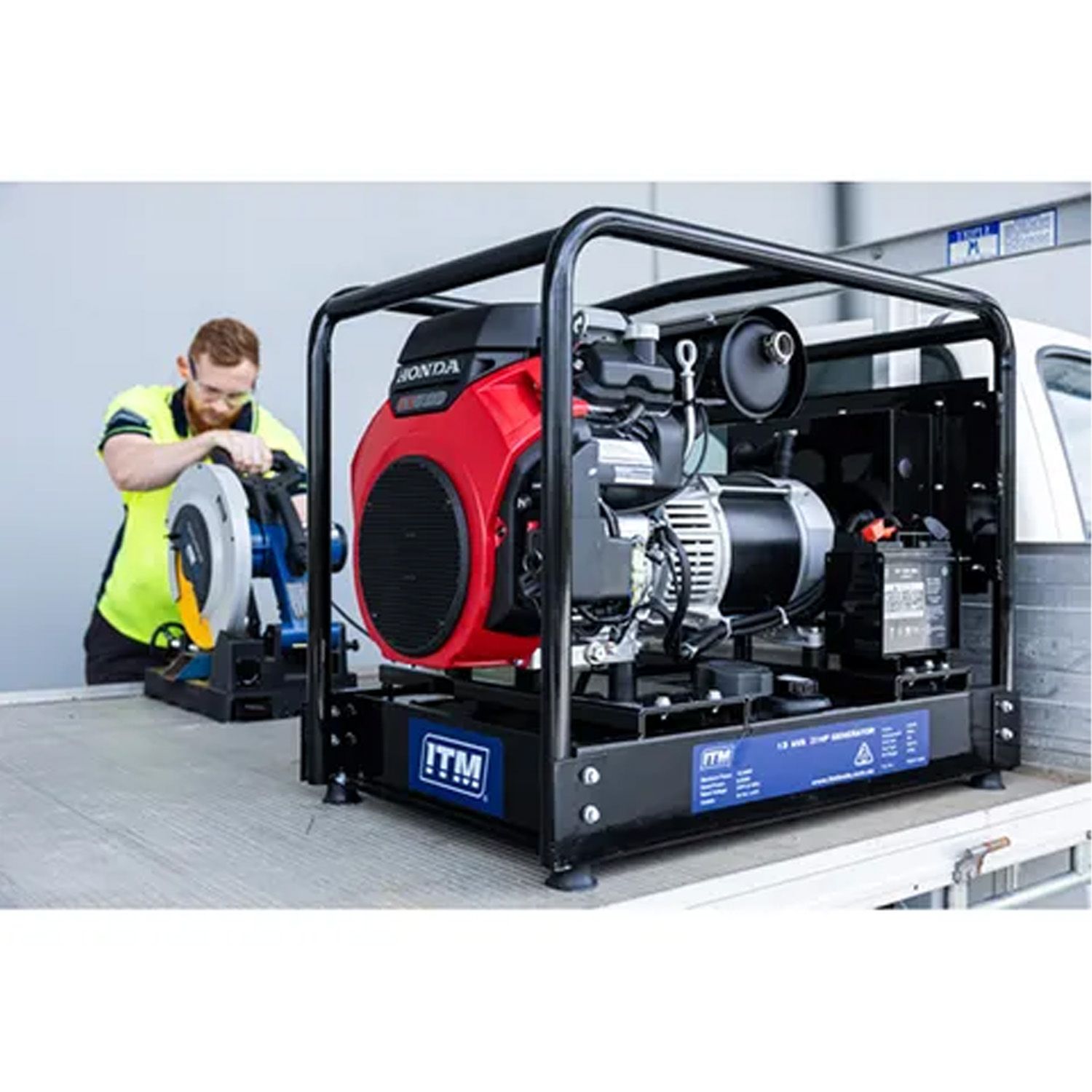 ITM TM522-10500 13KVA 10,500 Watt Peak with Honda GX630 Engine Petrol Generator – image 4