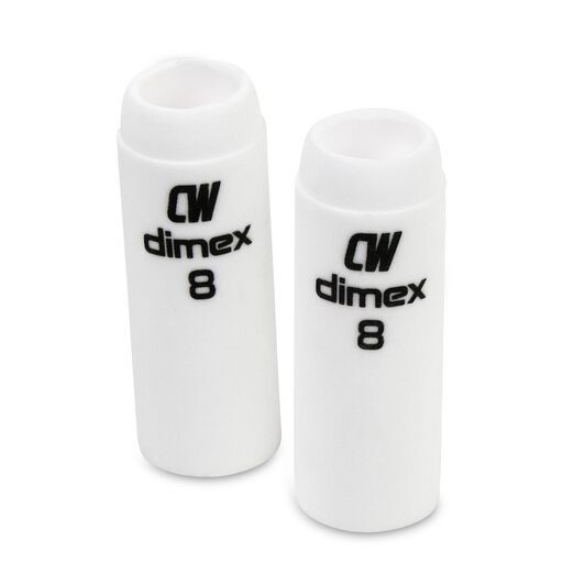 Cigweld CW10N46 2-Pack 13mm #8 17/18/26 Series Dimex Ceramic Cups – image 2