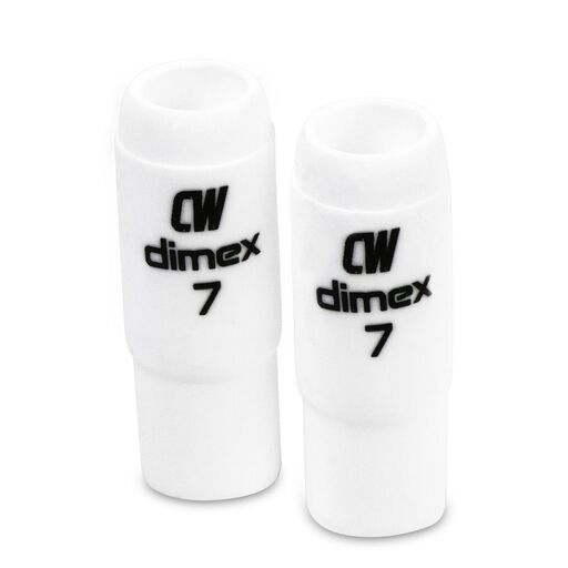 Cigweld CW10N47 2-Pack 11mm #7 17/18/26 Series Dimex Ceramic Cups – image 2