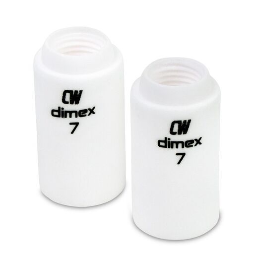 Cigweld CW13N11 2-Pack 11mm #7 9/20 Series Dimex Ceramic Cups – image 2