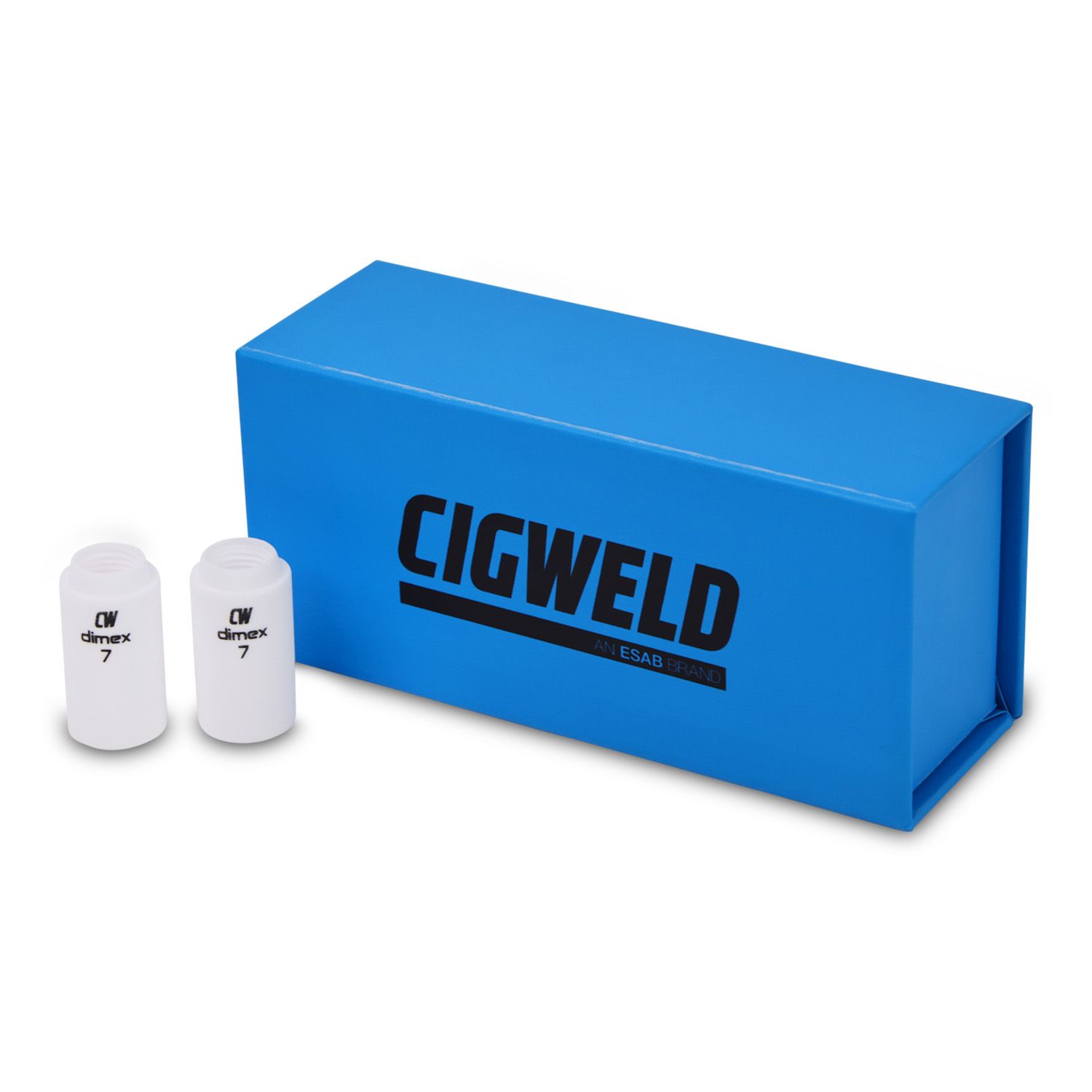 Cigweld CW13N11B 10-Pack 11mm #7 9/20 Series Dimex Ceramic Cups – image 2