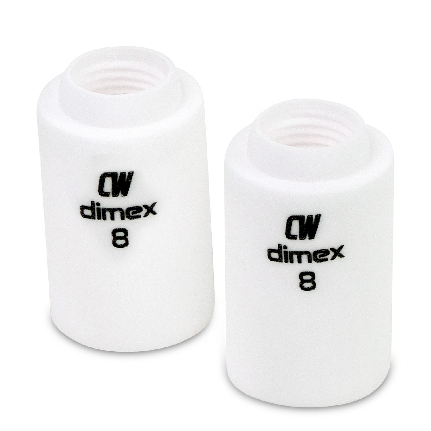 Cigweld CW13N12 2-Pack 13mm #8 9/20 Series Dimex Ceramic Cups – image 2
