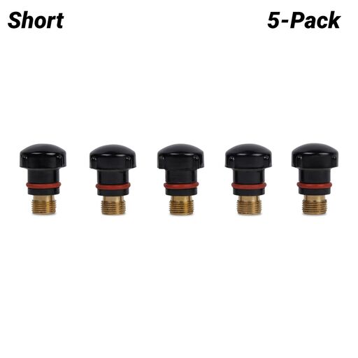 Cigweld CW57Y04B 5-Pack Short 17/18/26 Series Dimex Back Caps
