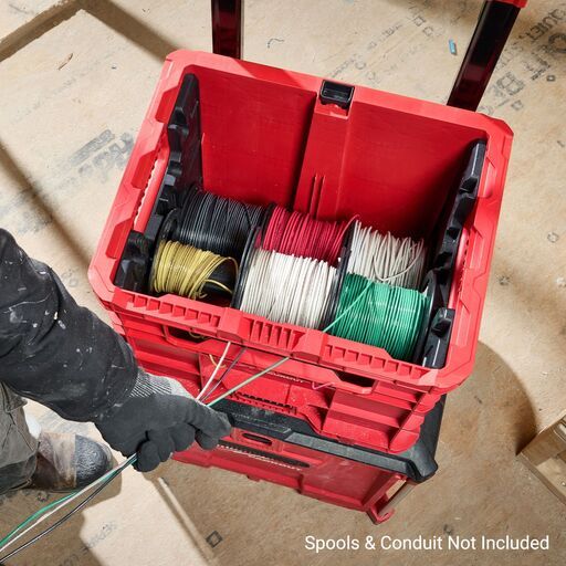 Milwaukee 48228043 PACKOUT XL Wire Pulling Crate – image 6