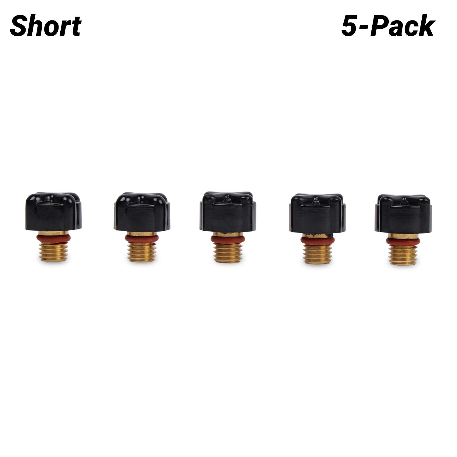 Cigweld CW41V33B 5-Pack Short 9/20 Series Dimex Back Caps – image 1