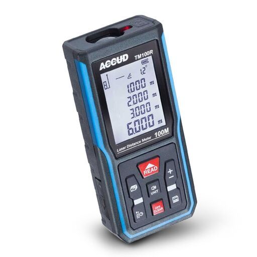 Accud AC-TM100R 100m USB-C Rechargeable Laser Distance Meter