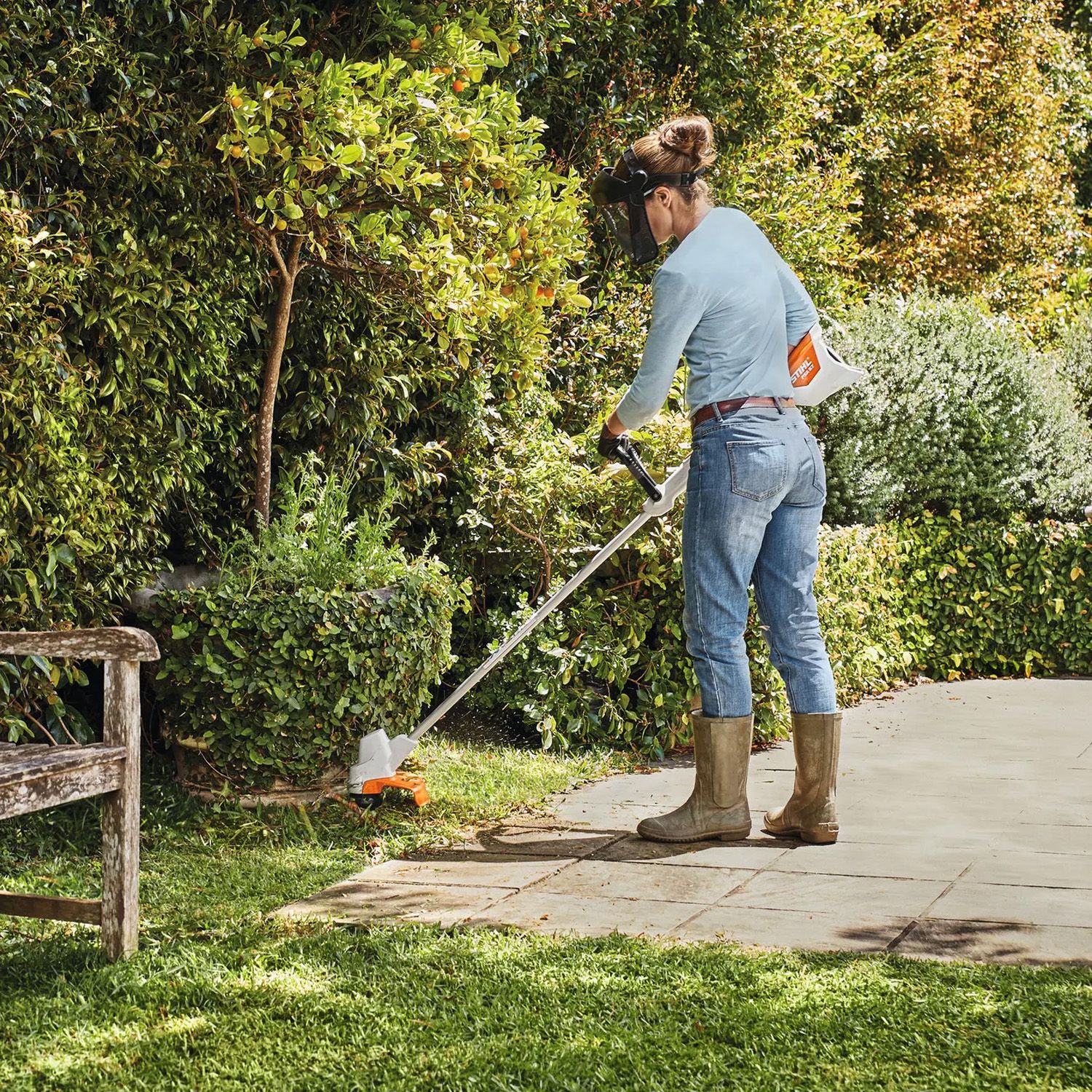 STIHL 4522-011-5730 (FSA 57) 36V Li-ion Cordless AK-System Battery Grass Trimmer - Skin Only – image 2