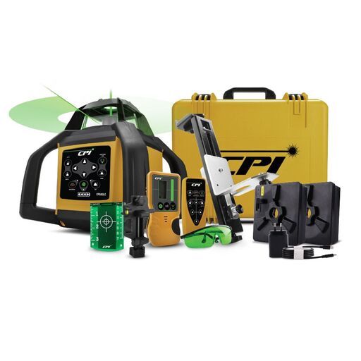 CPI CPI585LG 3.7V 8.0Ah Li-ion Green Beam Industrial Rotary Laser Level Kit – image 2