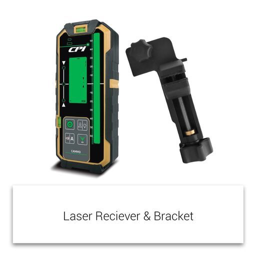 CPI CPI686LG 3.7V 8.0Ah Li-ion Green Beam Industrial High Power Rotary Laser Level Kit – image 7