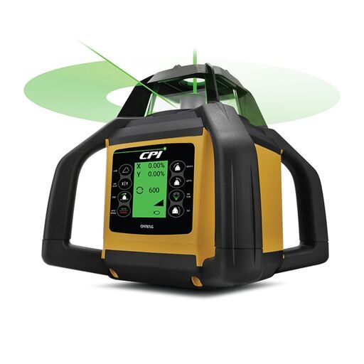 [Temporarily Out Of Stock] CPI CPI787LG 3.7V 8.0Ah Li-ion Green Beam Industrial Dual Grade Rotary Laser Level Kit – image 2