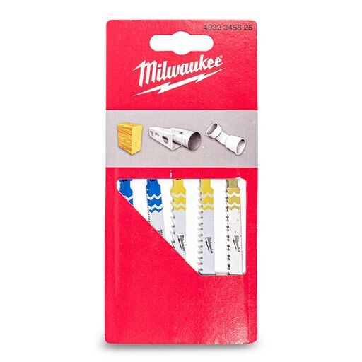 Milwaukee 4932345825 5pce Variety Pack Jigsaw Blades – image 2