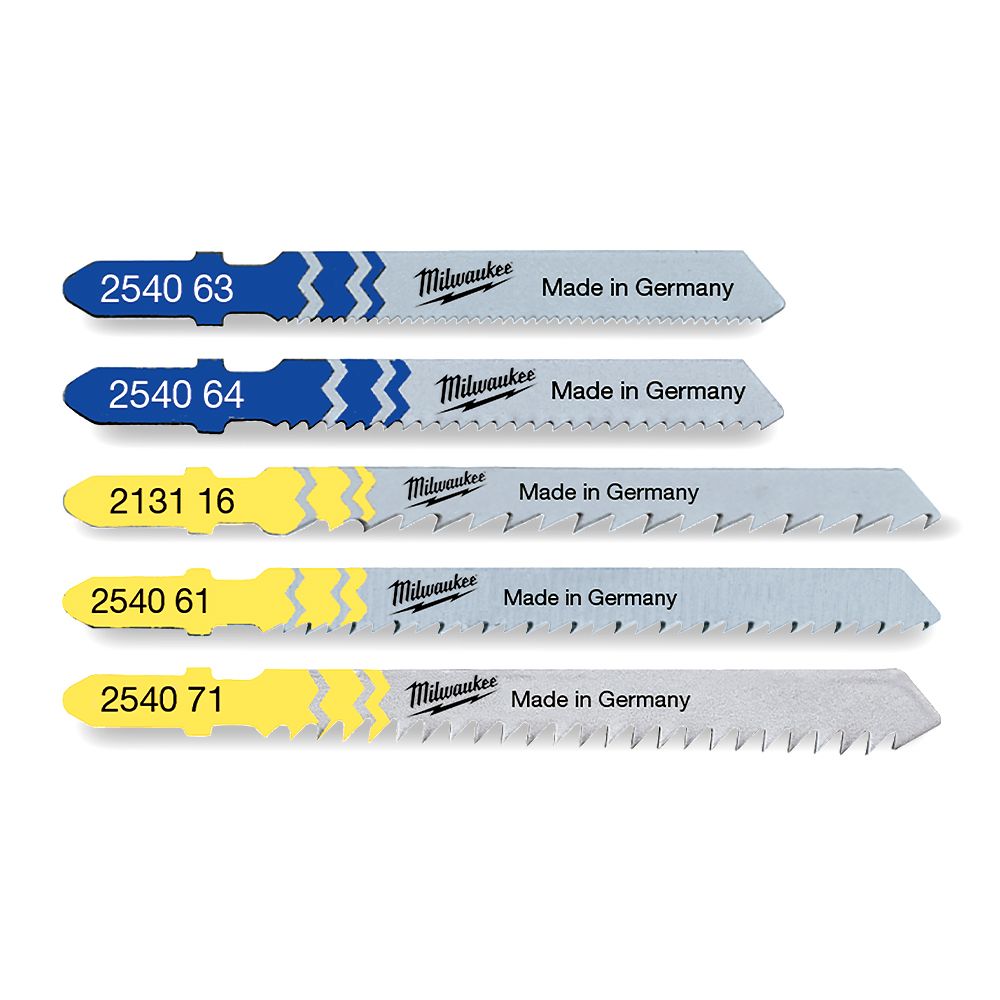 Milwaukee 4932345825 5pce Variety Pack Jigsaw Blades – image 1