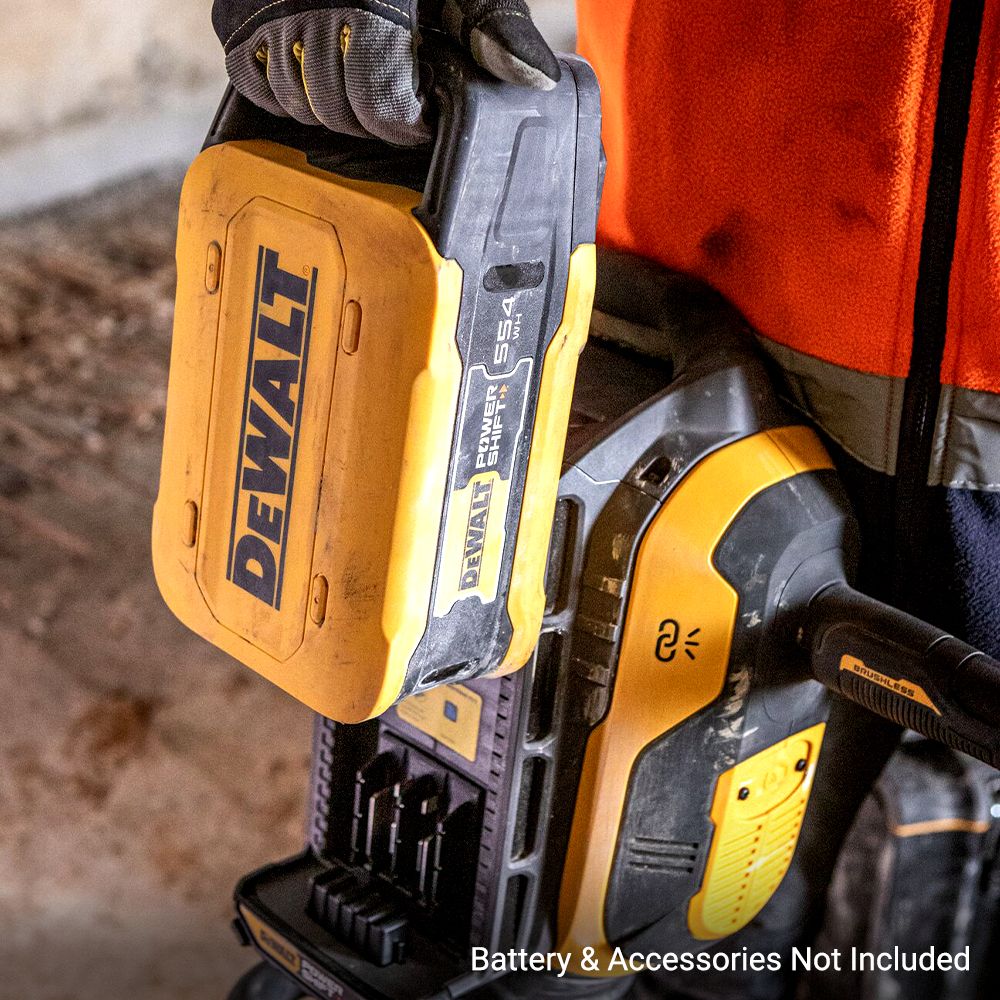 DeWalt DCPS966N-XJ 554WH Li-ion POWERSHIFT 15kg Cordless Brushless Demolition Hammer - Skin Only – image 9