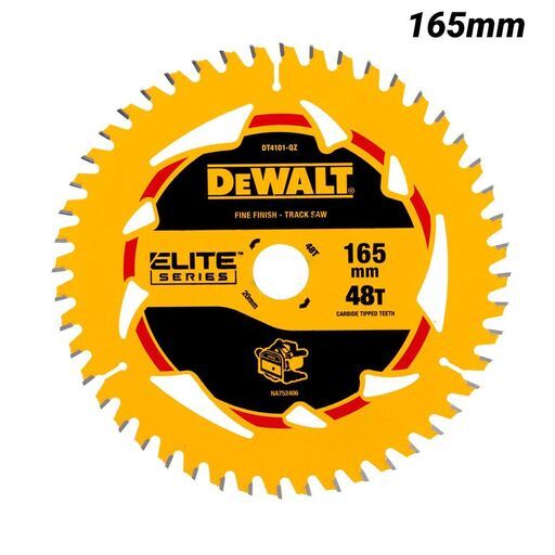 DeWalt DT4101-QZ ELITE 165mm x 20mm x 48T Fine Finish Plunge Saw Blade – image 2