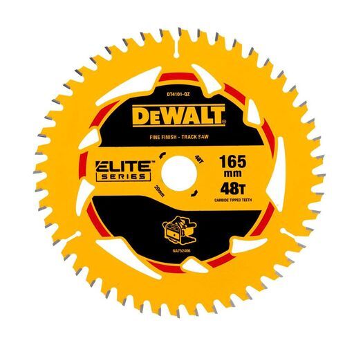 DeWalt DT4101-QZ ELITE 165mm x 20mm x 48T Fine Finish Plunge Saw Blade – image 3