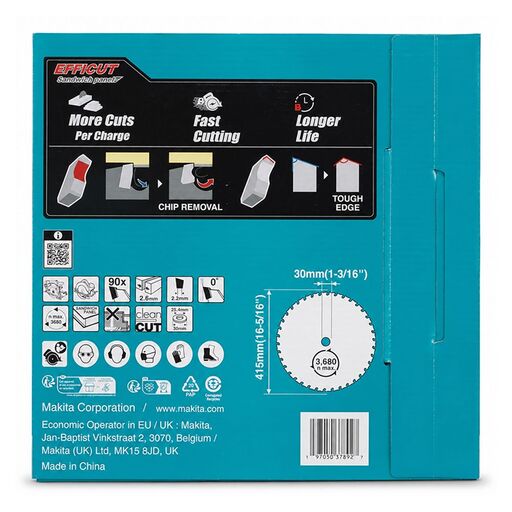 Makita E-30209 415mm x 30mm x 90T EFFICUT Coolroom Saw Blade – image 3