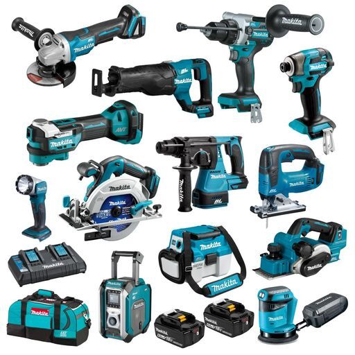 Makita DLX1304GX1 18V Li-ion 6.0Ah Cordless Brushless 13pce Combo Kit