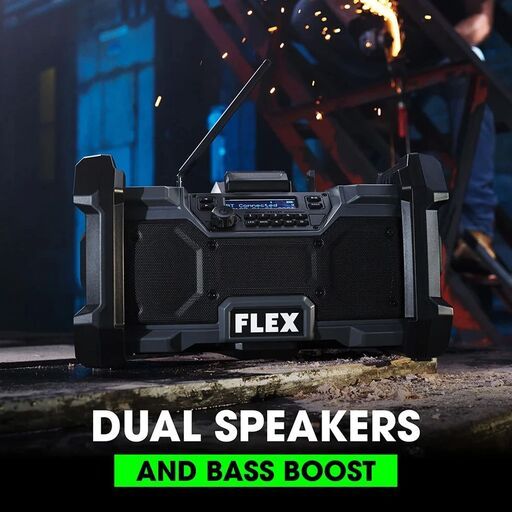 [Pre-Order] FLEX FSA1108A STACK PACK™  Rolling 1-Draw Toolbox + 24V Li-ion Jobsite Radio 2pce Combo Kit – image 14