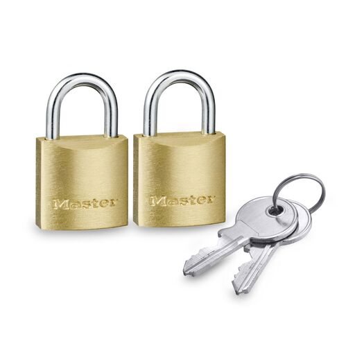 Master Lock 1902TAU 2-Pack 40mm Economy Brass Padlocks – image 2