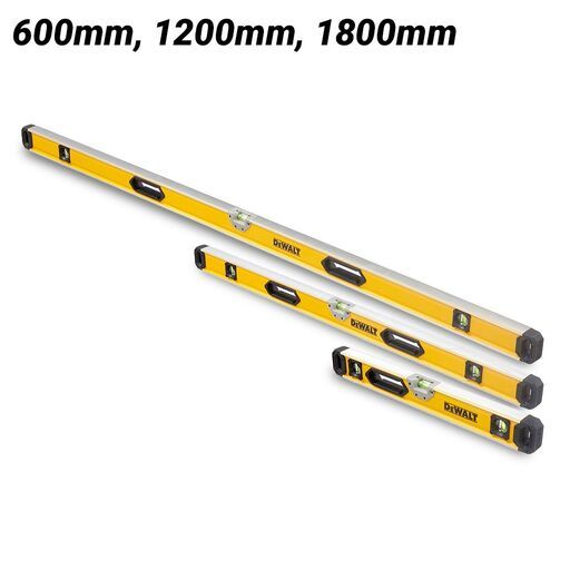 DeWalt DWHT43172-5 3-Pack 600mm, 1200mm, 1800mm Levels – image 2